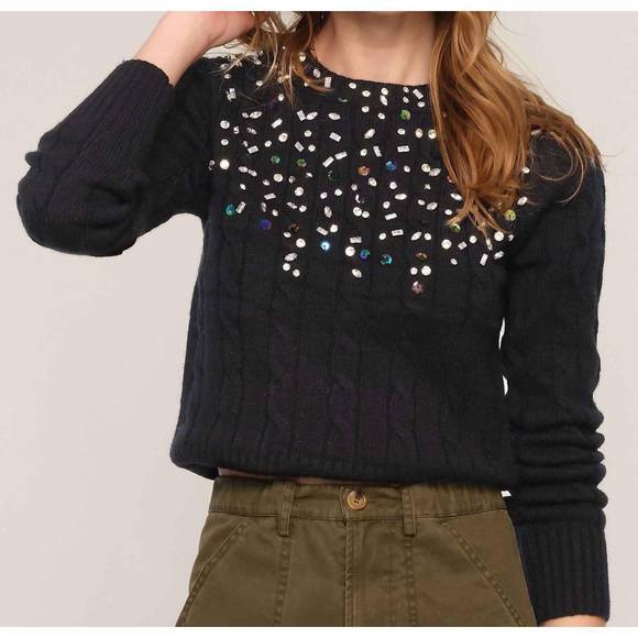 NEW HEARTLOOM june sweater in black - Picture 1 of 2